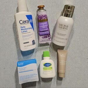 Skincare Sample Lot Belif Cetaphil Cerave Beloved TheraBody Moisturizer Lotion